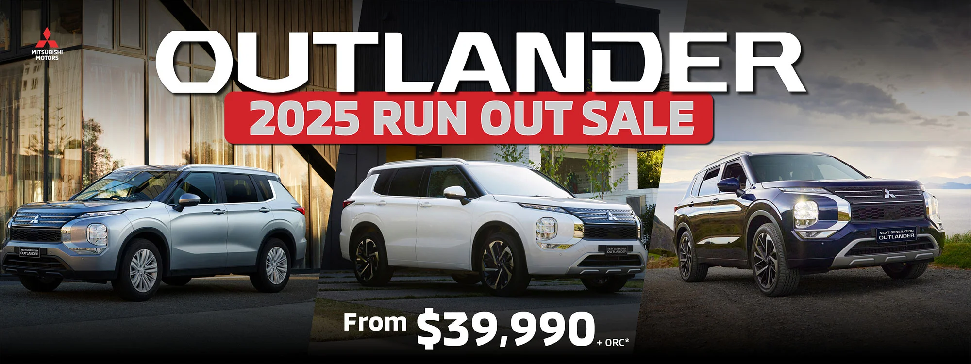 Mitsubishi Outlander 2025 Runout Offer Hp